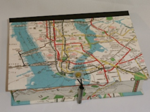Rectangular Box with Map the New York City Subway Paper