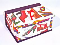Square Box with Colorful Women’s Shoes Paper
