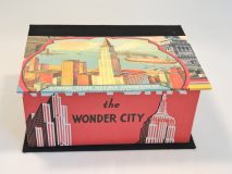 Square Box with New York the Wonder City paper