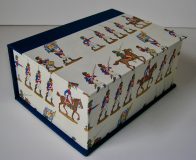 Square Box with Toy Soldiers paper