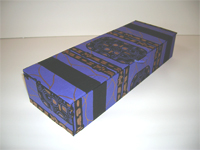 Flat Oblong Box with Tribal Shield paper
