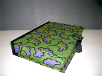 Rectangular Box with Gingko Leaf flocked paper