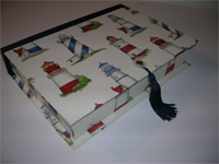 Rectangular Box with Lighthouse Paper