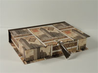 Rectangular Box with New York City Vintage Postcard paper