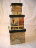 Nesting Box Set Italy Themed Papers