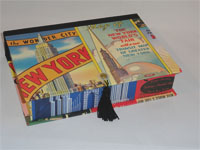 Rectangular Box with New York The Wonder City Ads Paper