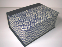 Square Box with Florentine Scroll paper