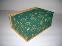 Square Box with Sun, Moon & Stars paper