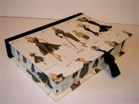 Rectangular Box with Women’s Fashion paper