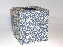 Tissue Box Cover with Florentine Griffins & Scrolls paper