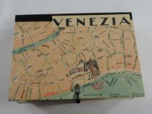 Rectangular Box with Map of Venice
