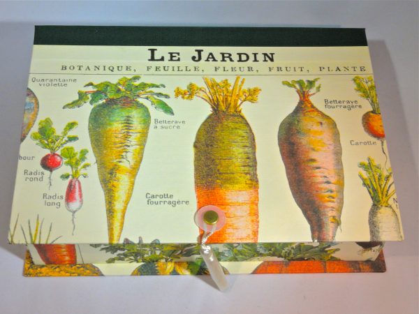Rectangular box with Le Jardin paper