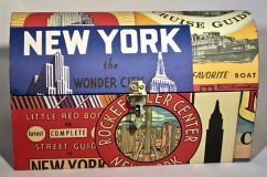 Travel Trunk with New York the Wonder City paper