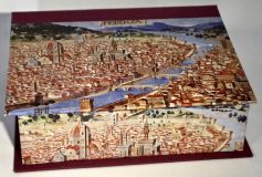 Large Rectangular Box with View of Florence 1472 paper