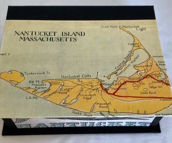 Nantucket map box.