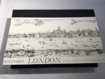 Folio Box With Historic Print Visscher’s View of London 1616