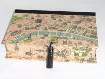 Rectangular Box with Paris Monuments Map paper