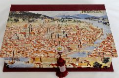 Large Rectangular Box with View of Florence 1472 paper